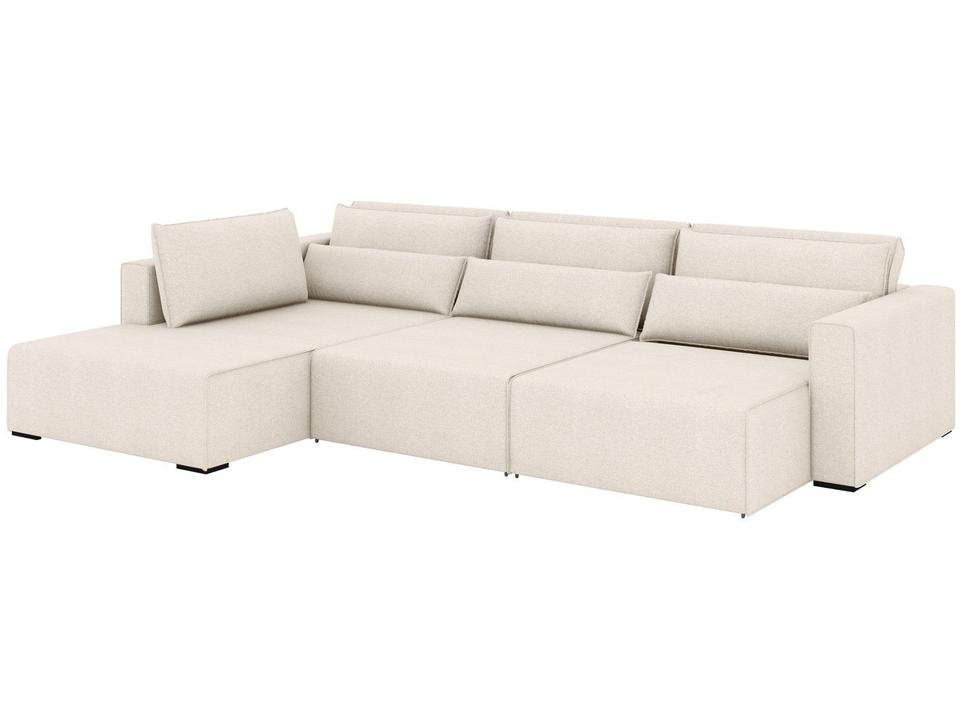 Sofá 6 Lugares Retrátil Reclinável Mediterrâneo Abruzzo Flexforma Estofados - 4