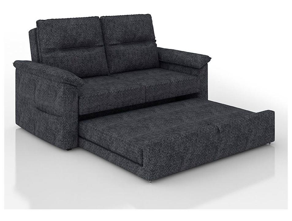 Sofá-cama 2 Lugares Casal Reclinável Veludo Loft Matrix Tiffany - 3