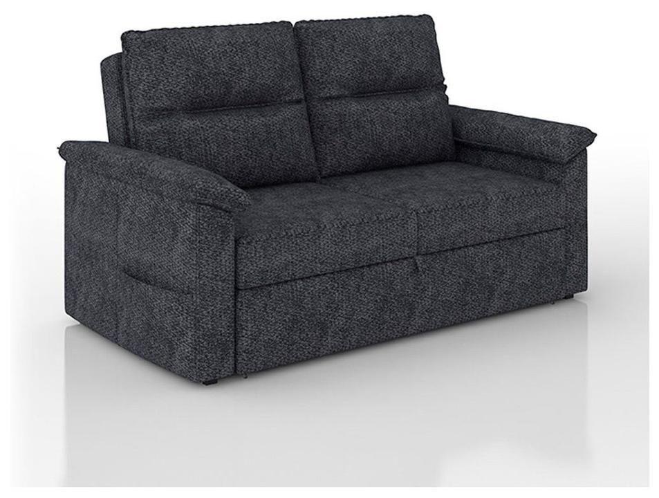 Sofá-cama 2 Lugares Casal Reclinável Veludo Loft Matrix Tiffany