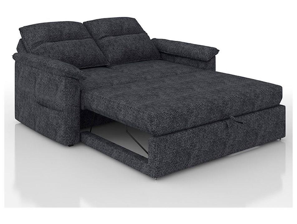 Sofá-cama 2 Lugares Casal Reclinável Veludo Loft Matrix Tiffany - 5