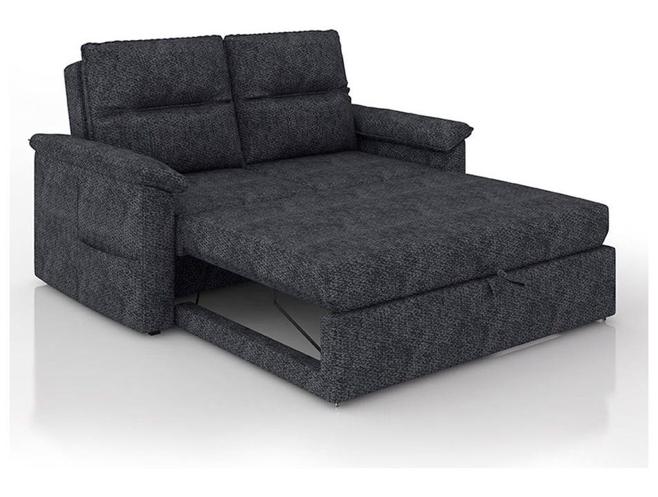 Sofá-cama 2 Lugares Casal Reclinável Veludo Loft Matrix Tiffany - 4