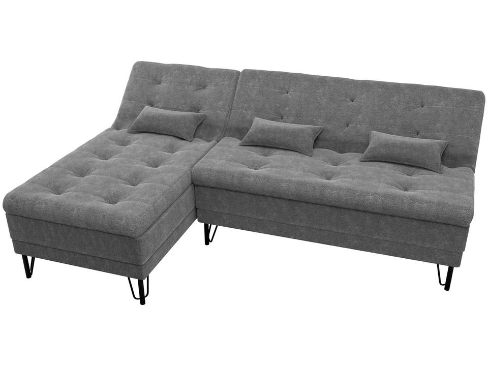 Sofá-cama 2 Lugares Casal Reclinável Veludo Matrix Nice - 3