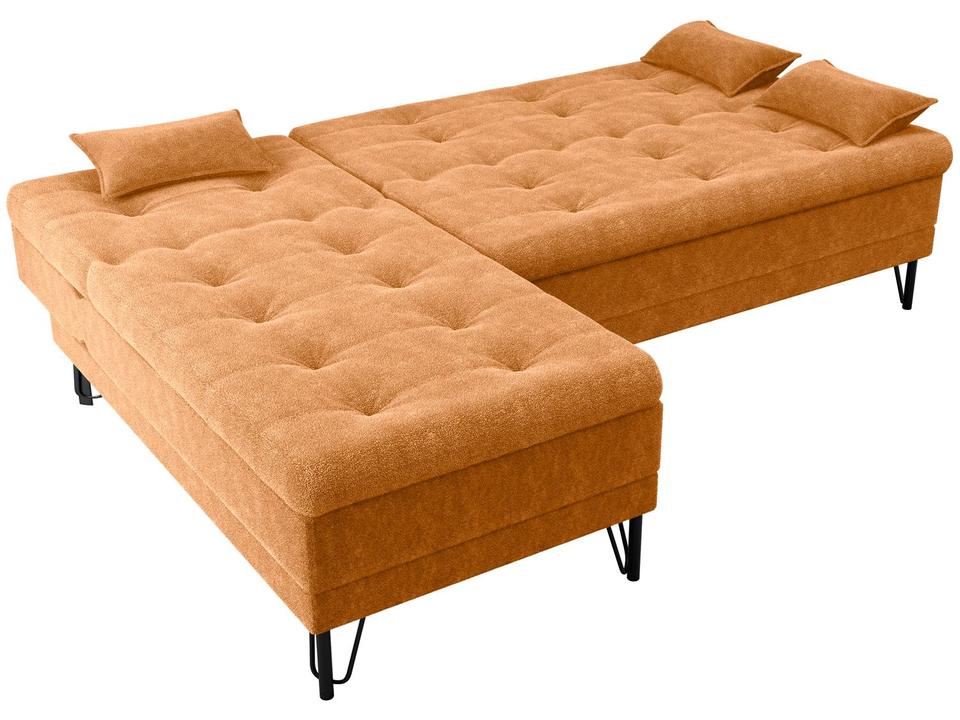Sofá-cama 2 Lugares Casal Reclinável Veludo Matrix Nice - 5