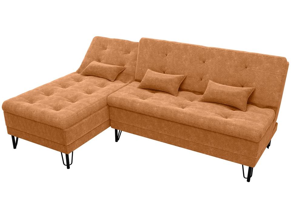 Sofá-cama 2 Lugares Casal Reclinável Veludo Matrix Nice - 4