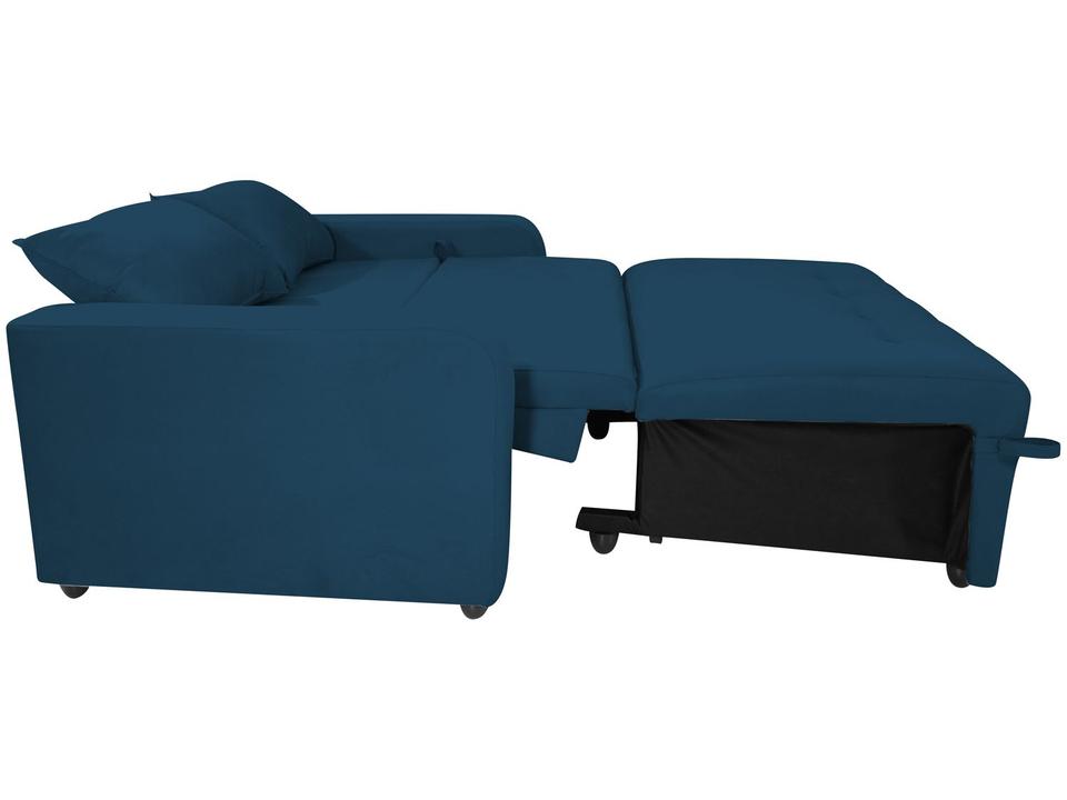 Sofá-cama 2 Lugares Casal Veludo Matrix Amora - 5