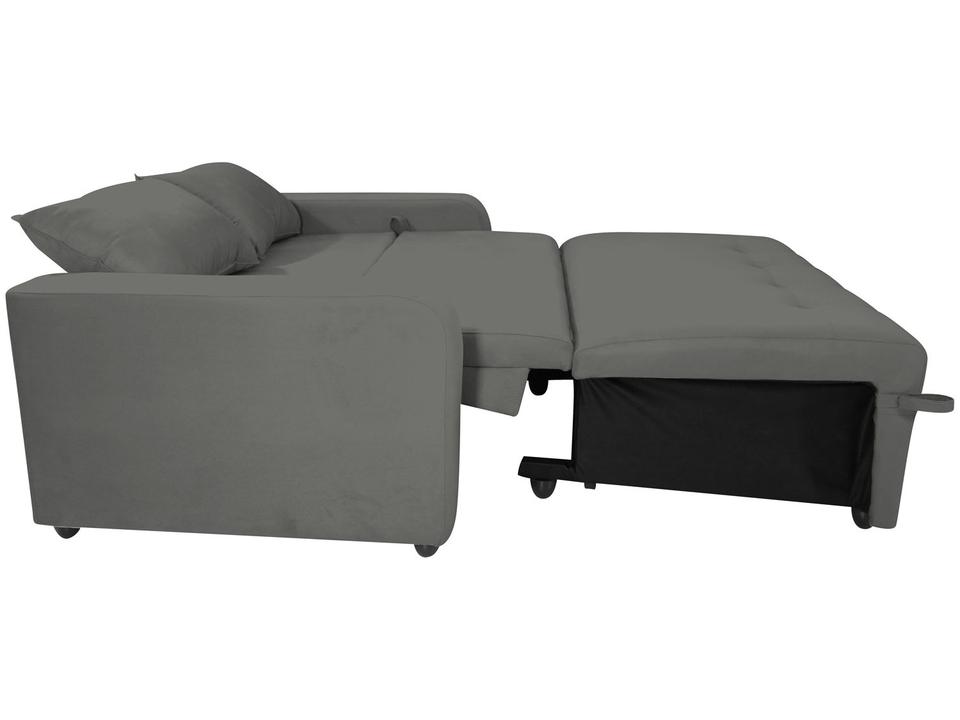 Sofá-cama 2 Lugares Casal Veludo Matrix Amora - 6