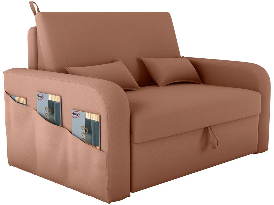 Sofá-cama 2 Lugares Casal Veludo Matrix Lady Dai - 5