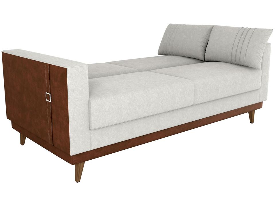 Sofá-cama 3 Lugares Casal Reclinável Facto e Linho Matrix Esther - 7