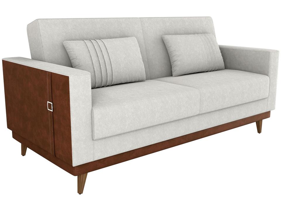 Sofá-cama 3 Lugares Casal Reclinável Facto e Linho Matrix Esther - 5