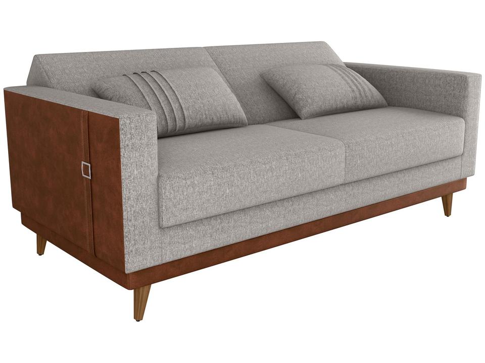 Sofá-cama 3 Lugares Casal Reclinável Facto e Linho Matrix Esther - 6