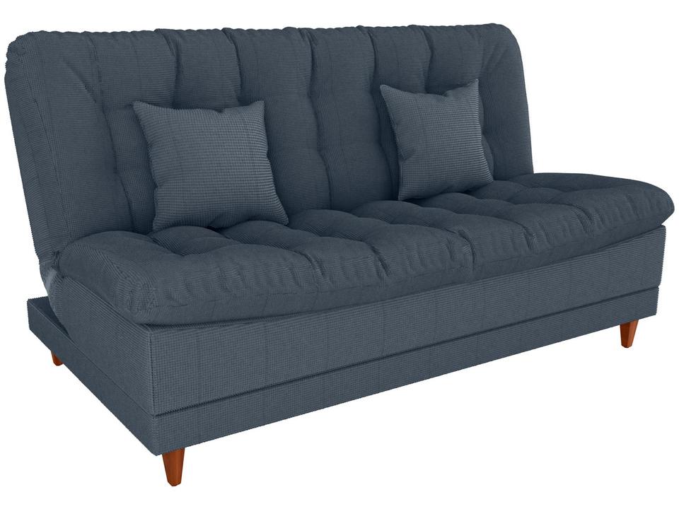Sofá-cama 3 Lugares Casal Reclinável Veludo Matrix Duda - 2