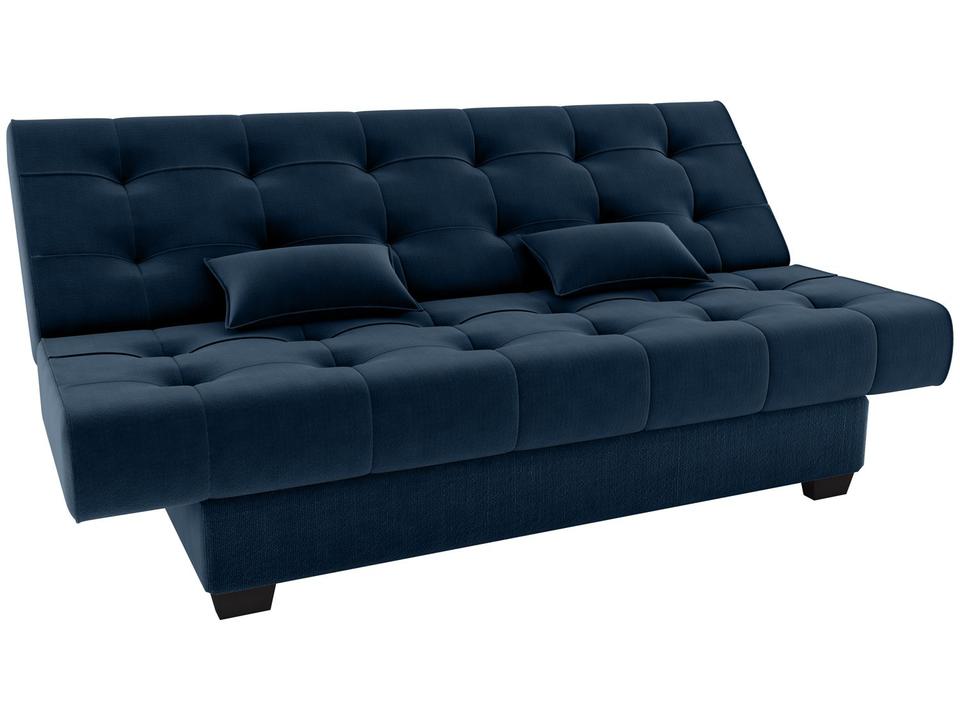 Sofá-cama 3 Lugares Casal Reclinável Veludo Matrix Laila - 1