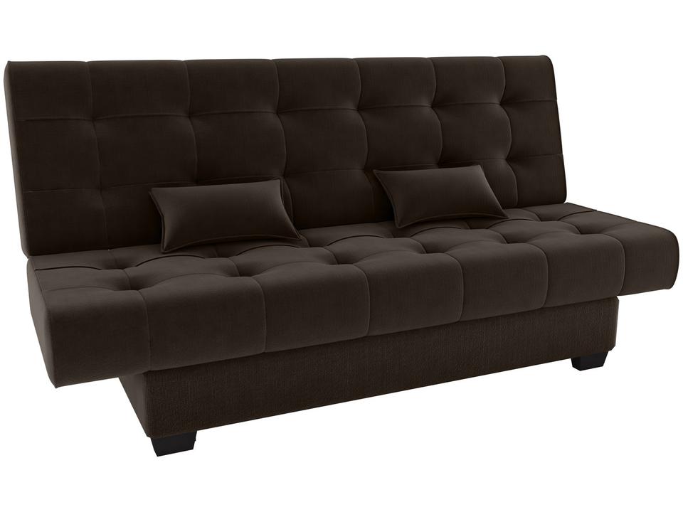 Sofá-cama 3 Lugares Casal Reclinável Veludo Matrix Laila - 2