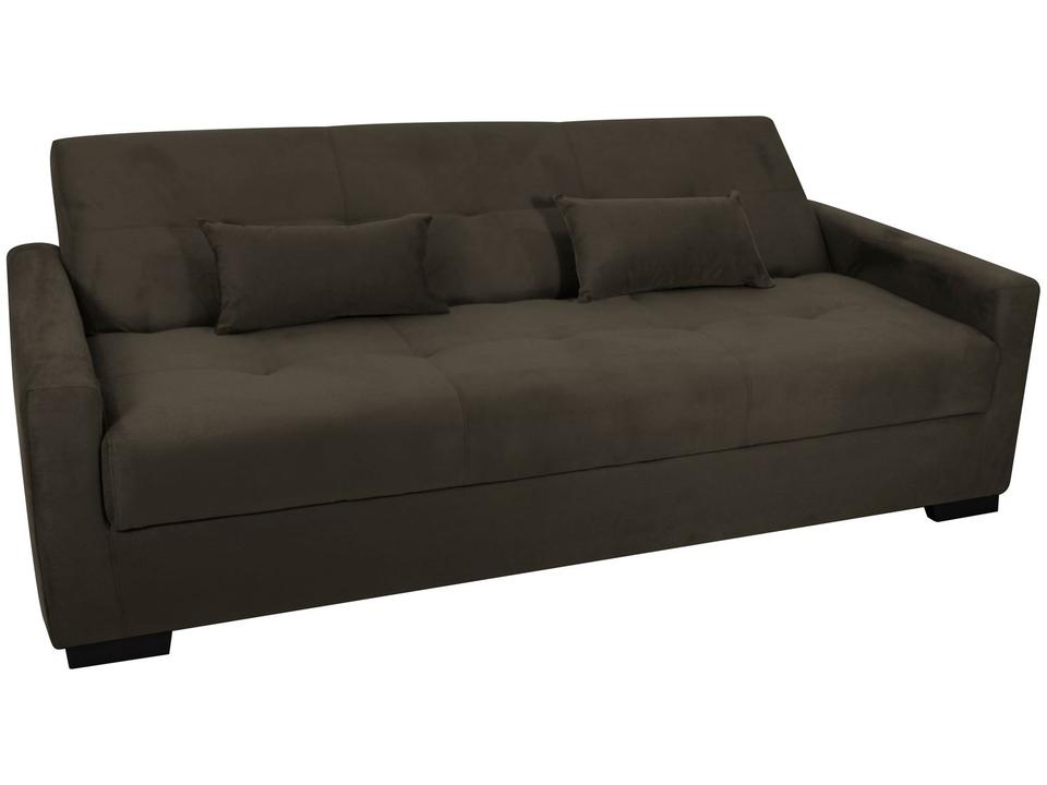 Sofá-cama 3 Lugares Casal Reclinável Veludo Matrix Lavínia - 4