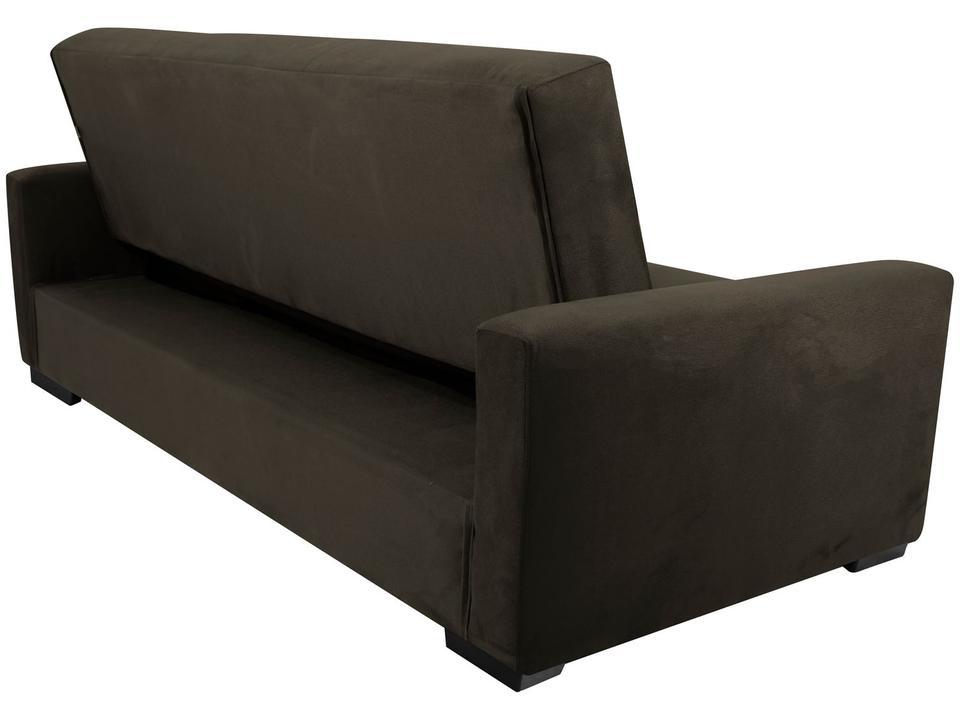 Sofá-cama 3 Lugares Casal Reclinável Veludo Matrix Lavínia - 8