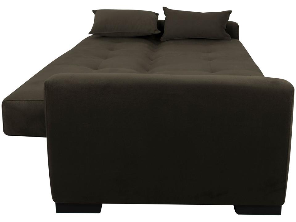Sofá-cama 3 Lugares Casal Reclinável Veludo Matrix Lavínia - 6