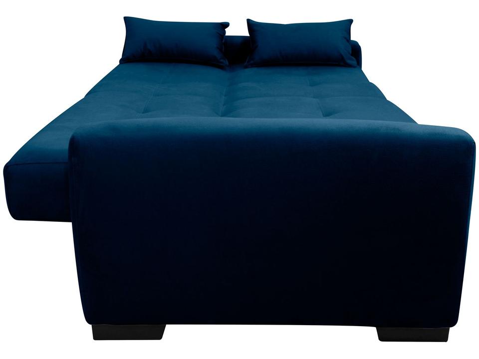 Sofá-cama 3 Lugares Casal Reclinável Veludo Matrix Lavínia - 6