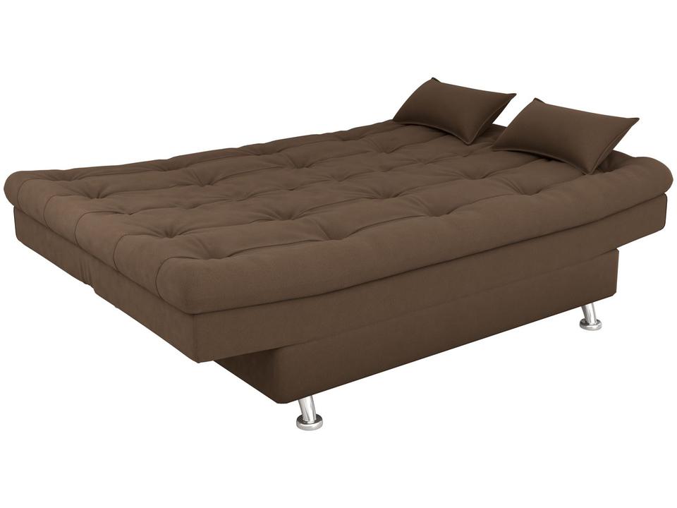 Sofá-cama 3 Lugares Casal Reclinável Veludo Matrix Salomé - 3