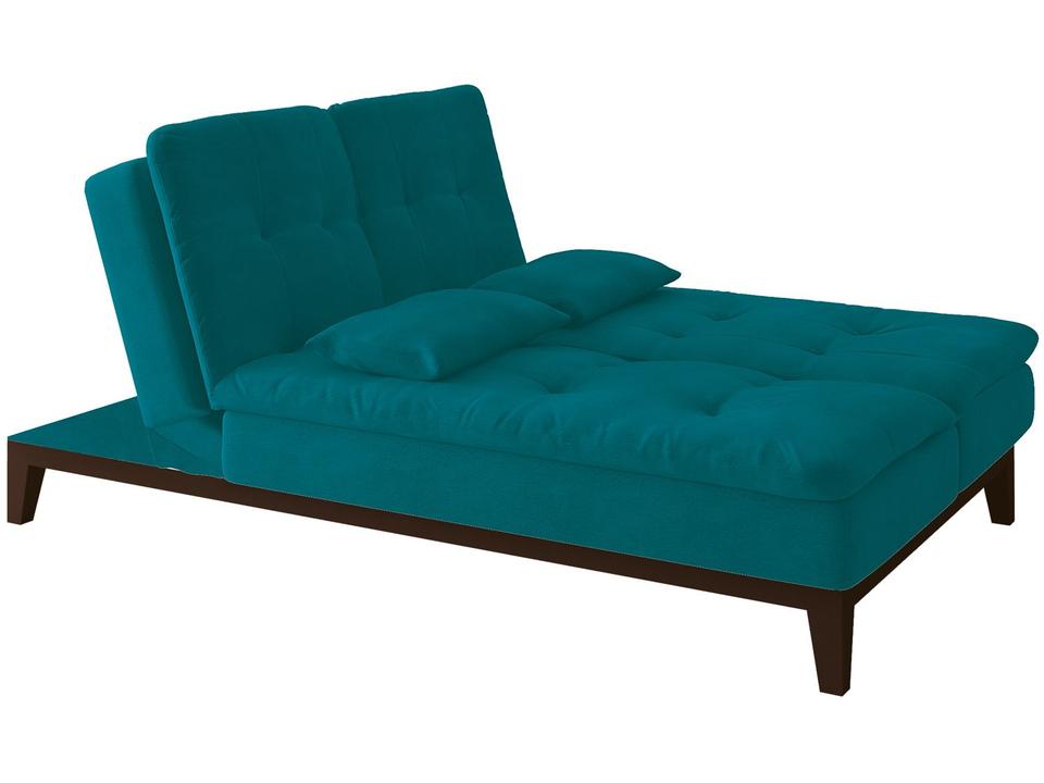 Sofá-cama 3 Lugares Reclinável Suede Linoforte Jade - 9