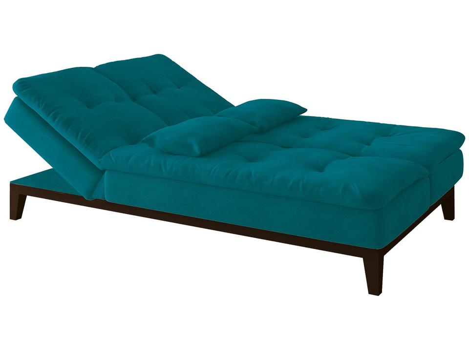 Sofá-cama 3 Lugares Reclinável Suede Linoforte Jade - 11