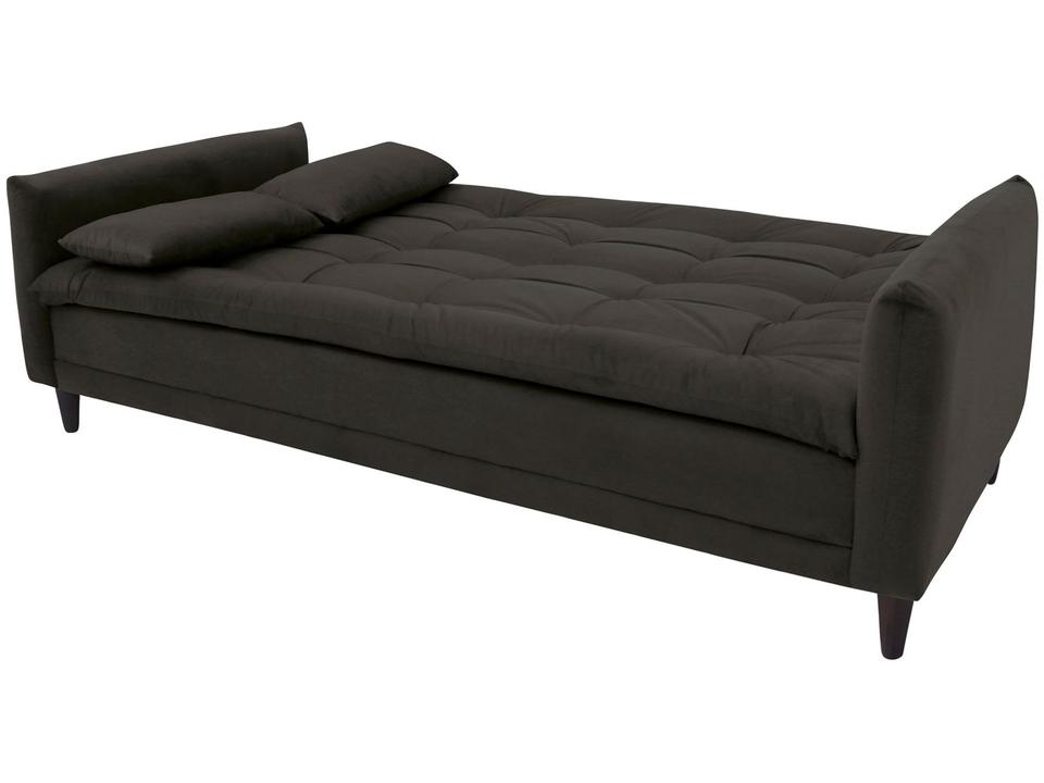 Sofá-cama Casal 3 Lugares Reclinável Suede Linoforte Estela - 6