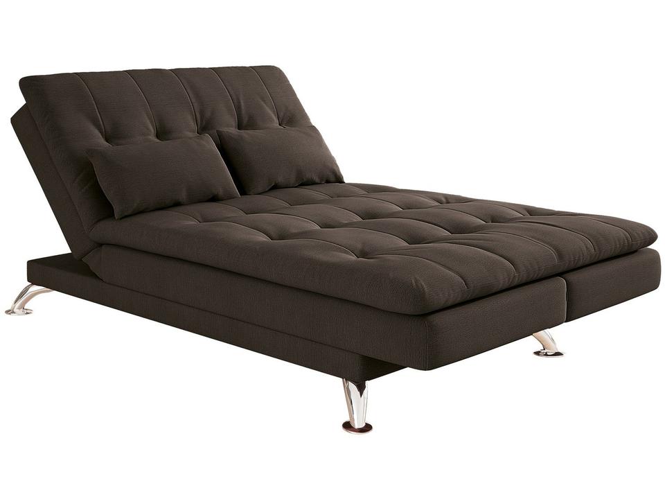 Sofá-cama Casal 3 Lugares Reclinável Suede Linoforte Jade A2 - 7