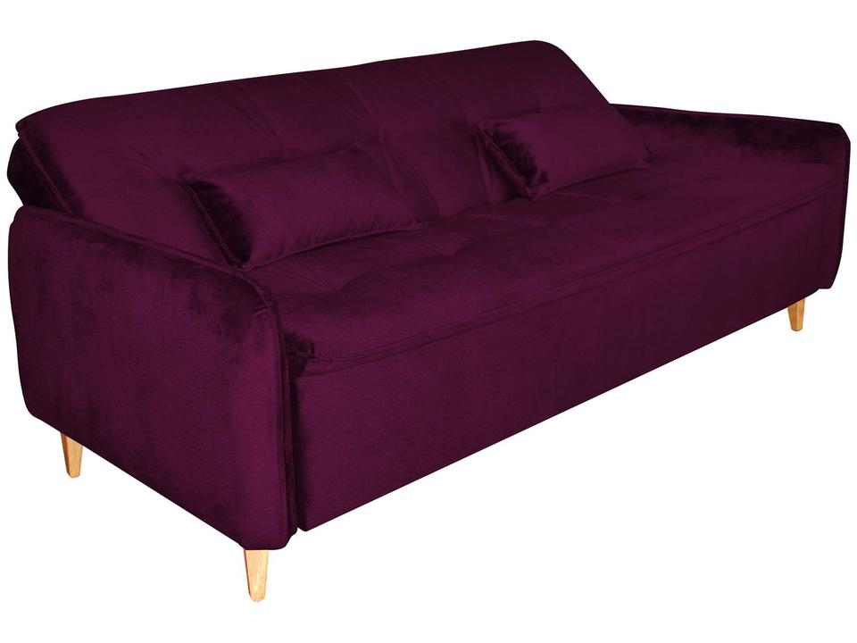 Sofá-cama Casal 3 Lugares Reclinável Suede Matrix Donna - 4