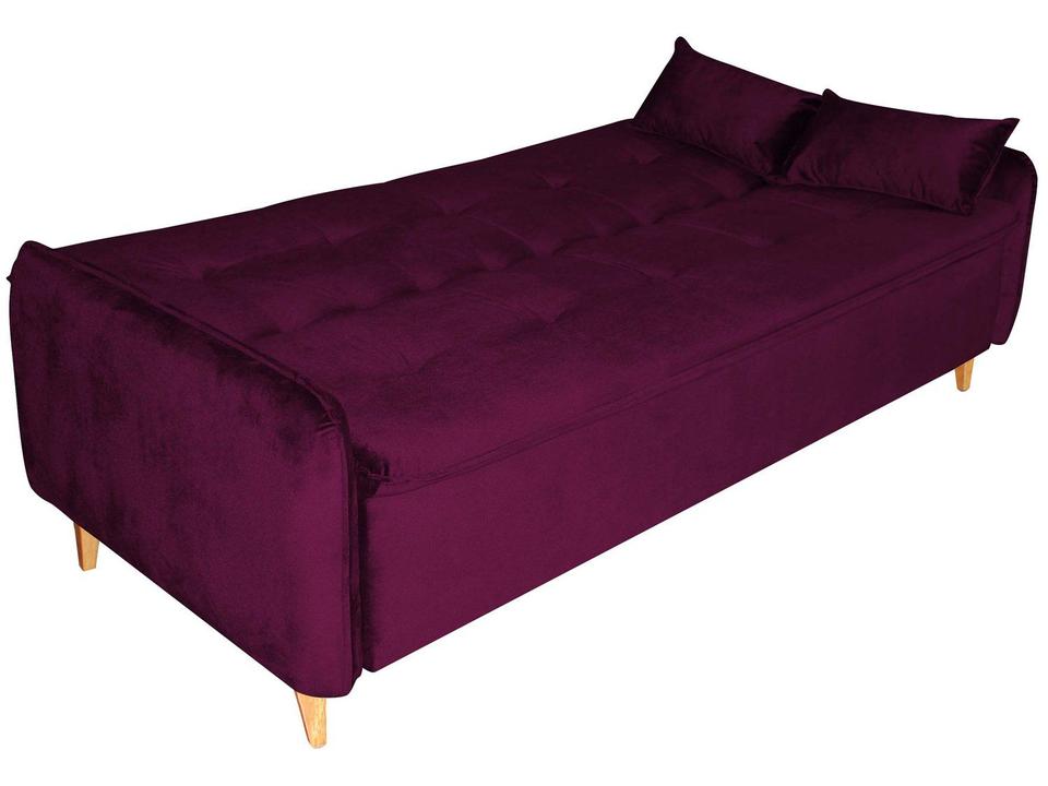 Sofá-cama Casal 3 Lugares Reclinável Suede Matrix Donna - 5