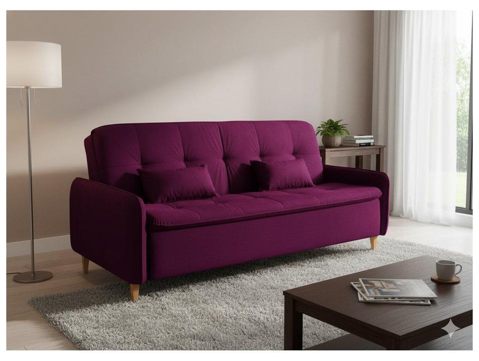 Sofá-cama Casal 3 Lugares Reclinável Suede Matrix Donna - 2