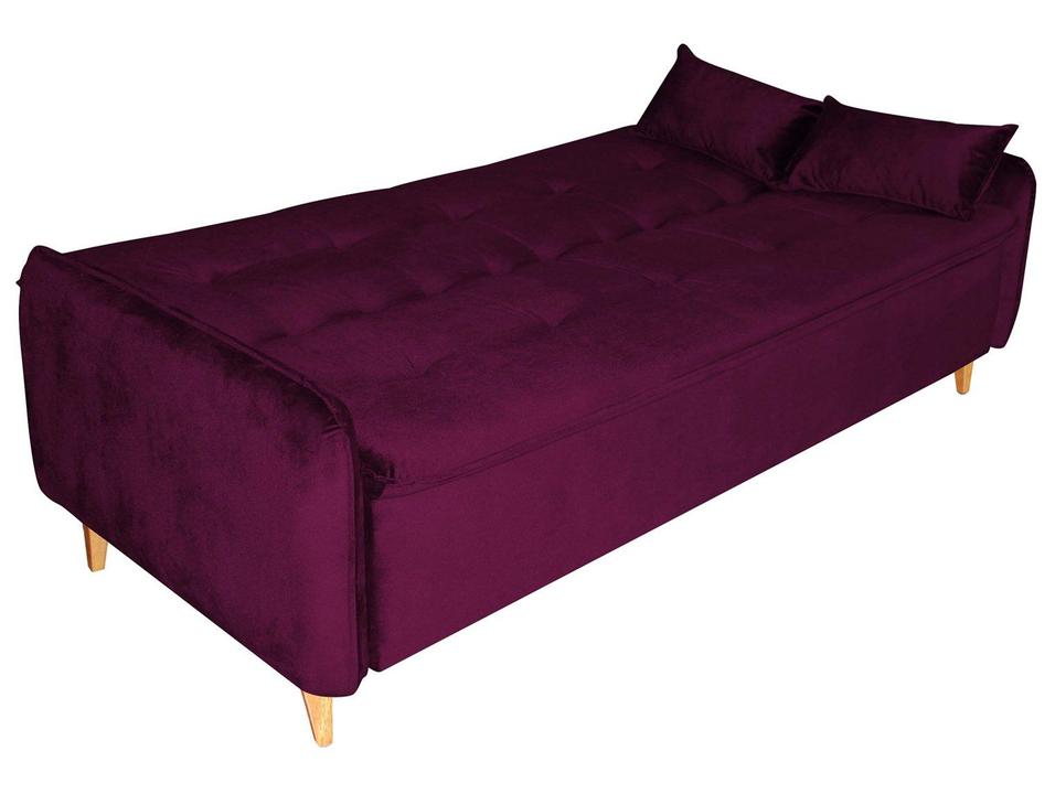 Sofá-cama Casal 3 Lugares Reclinável Suede Matrix Donna - 5