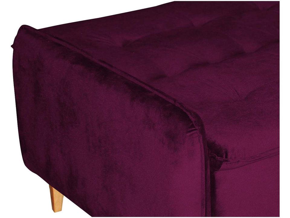 Sofá-cama Casal 3 Lugares Reclinável Suede Matrix Donna - 7