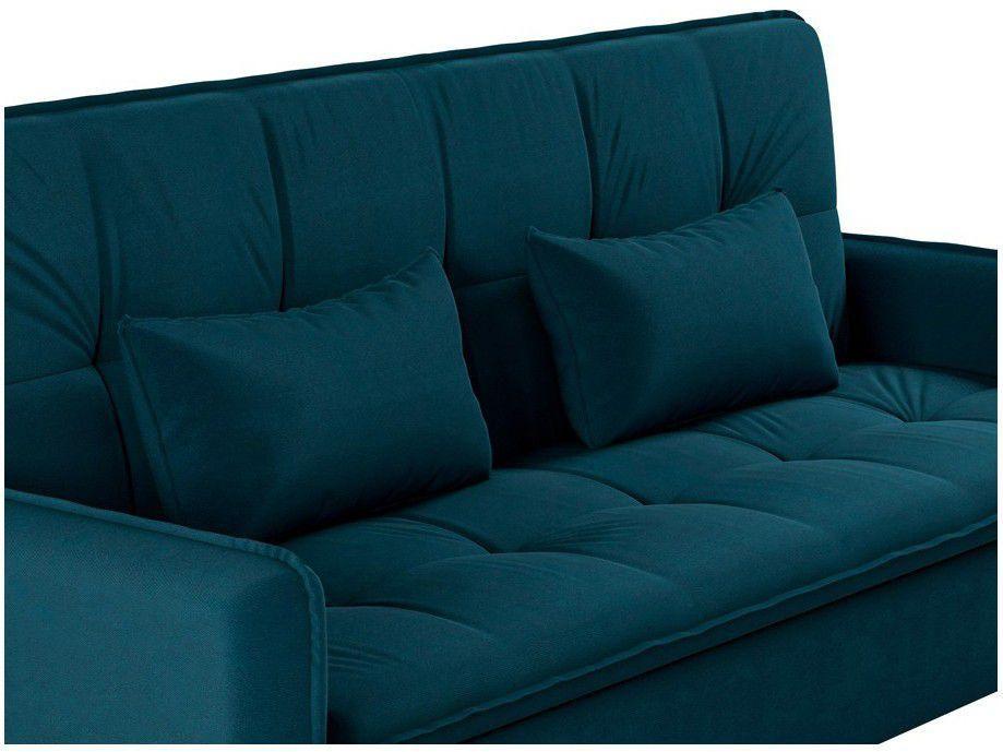 Sofá-cama Casal 3 Lugares Reclinável Veludo - 5