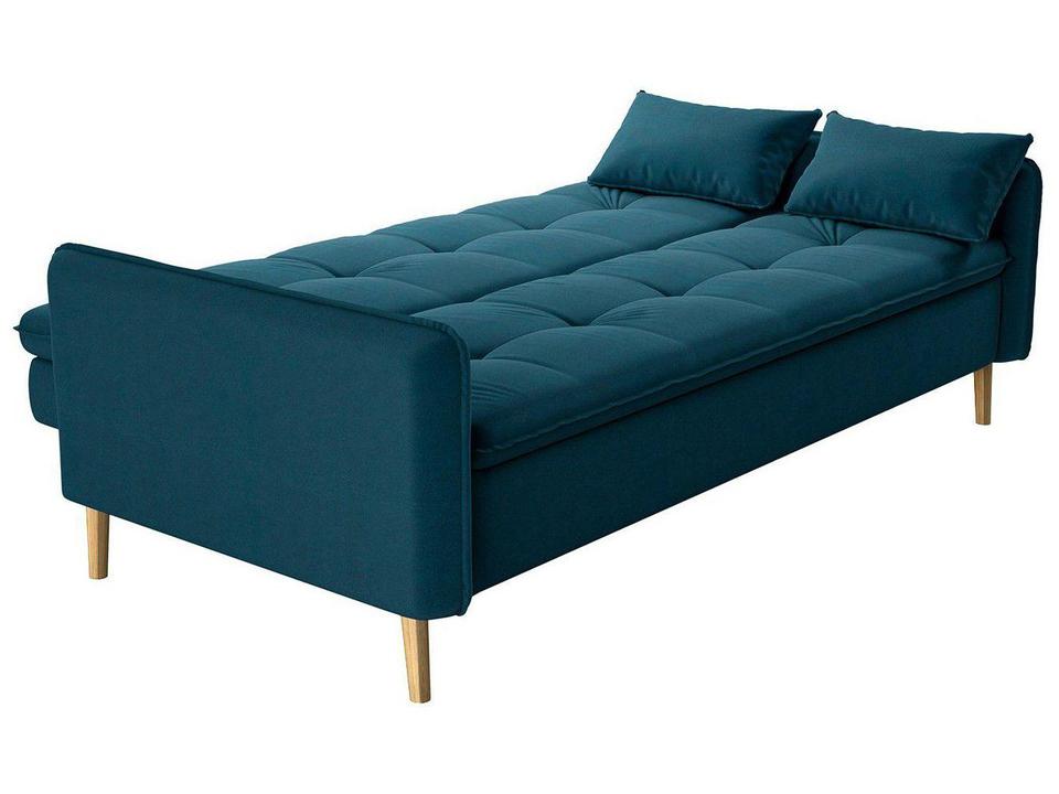 Sofá-cama Casal 3 Lugares Reclinável Veludo - 4