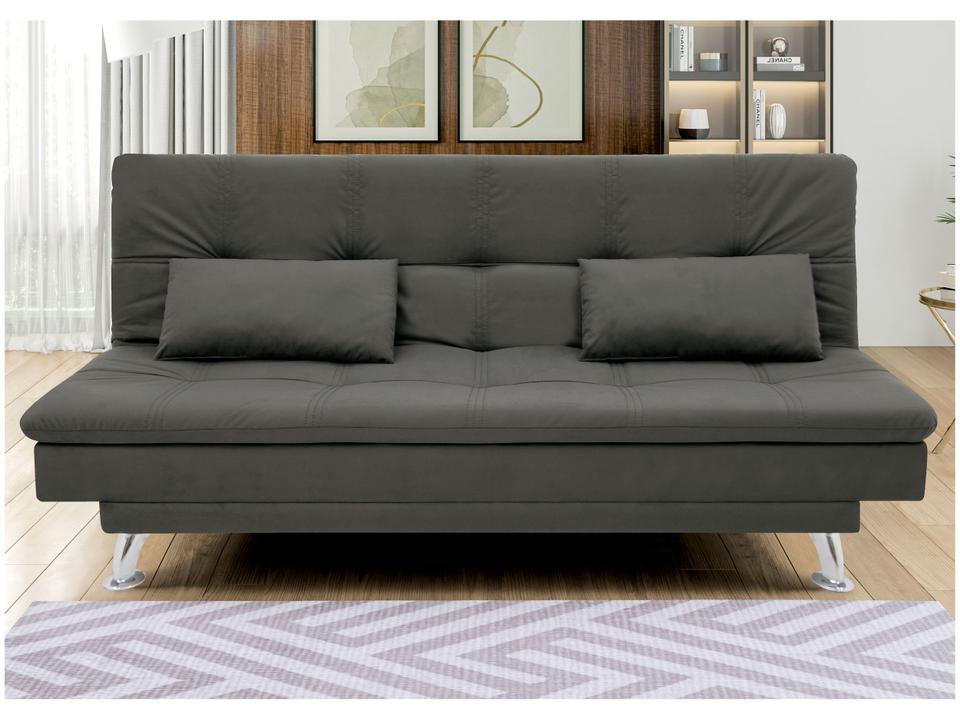 Sofá-cama Casal Reclinável Suede Linoforte Yasmin - 8