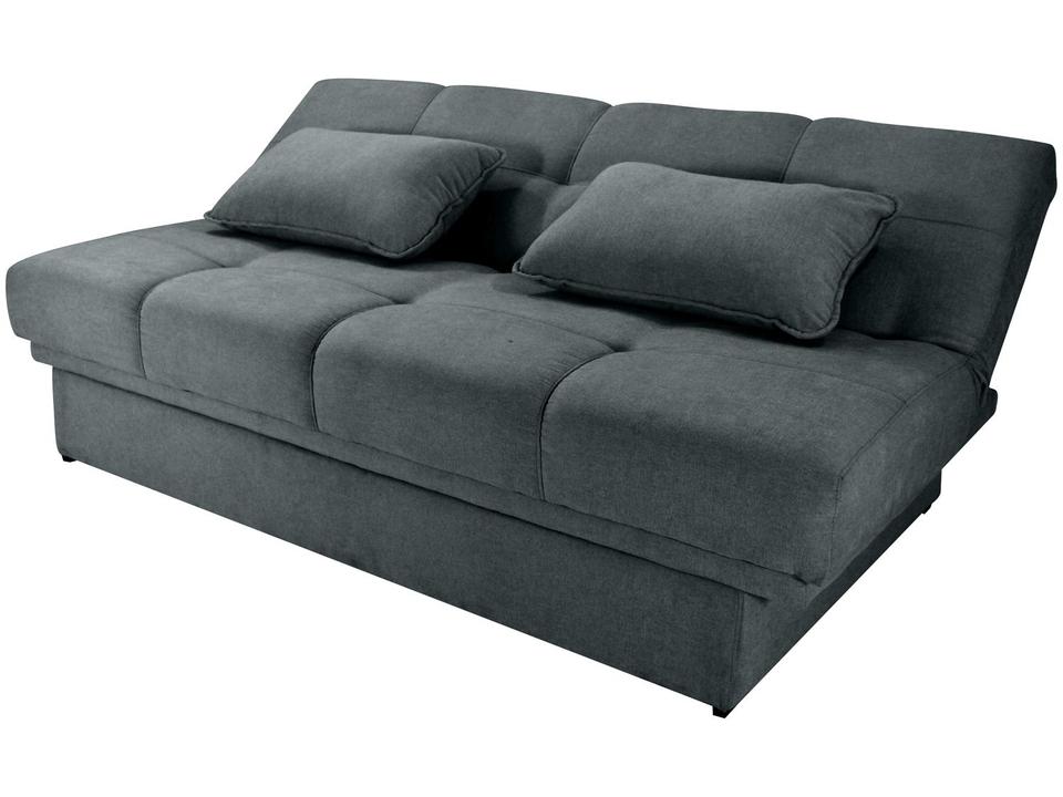 Sofá-cama Lugares Retrátil com Baú Reclinável Veludo Sany - 6