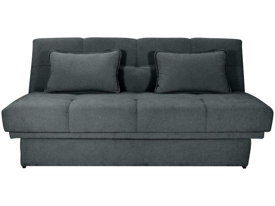 Sofá-cama Lugares Retrátil com Baú Reclinável Veludo Sany - 5