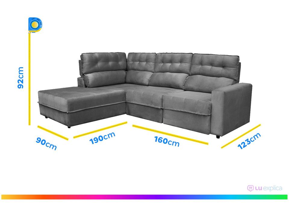 Sofá de Canto 2 Lugares Phormatta Pacific SMP - 2