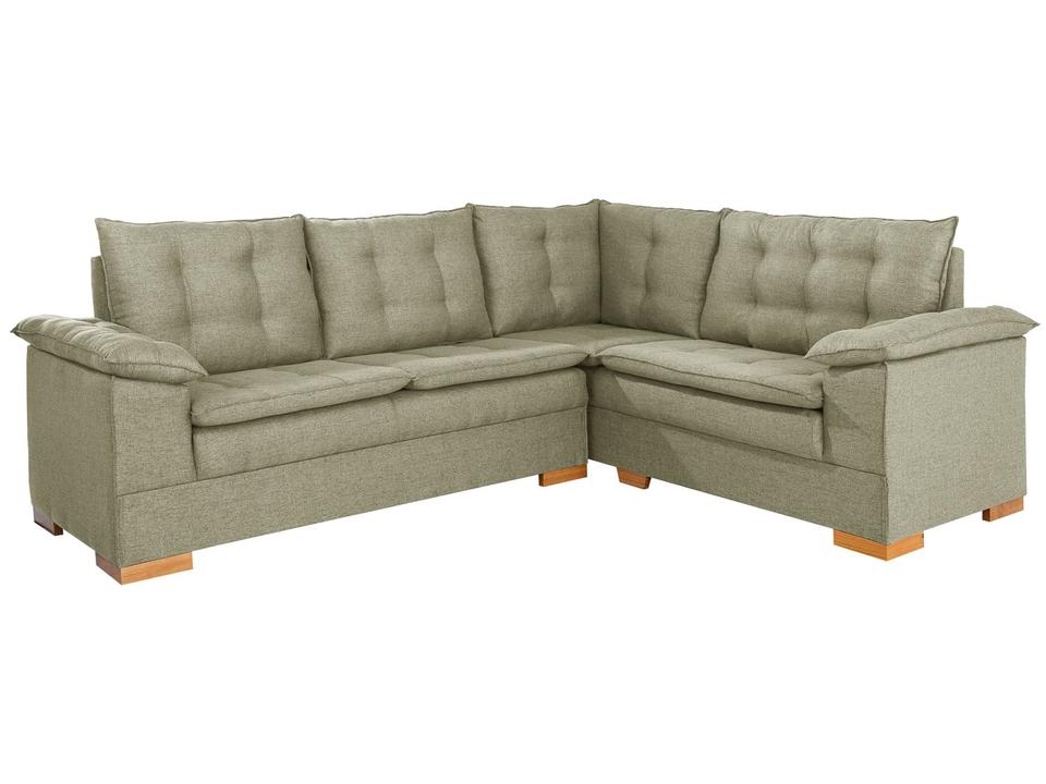 Sofá de Canto 5 Lugares Veludo Ideale JW Estofados - 1