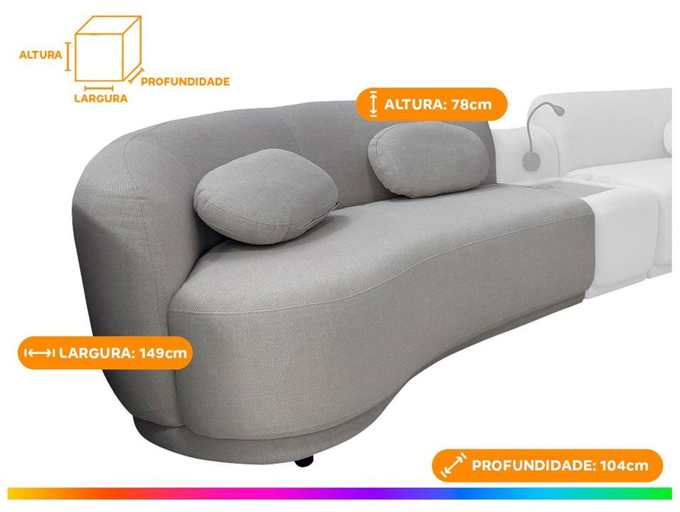 Sofá Linho Braque Proença Martielo Prime - 3