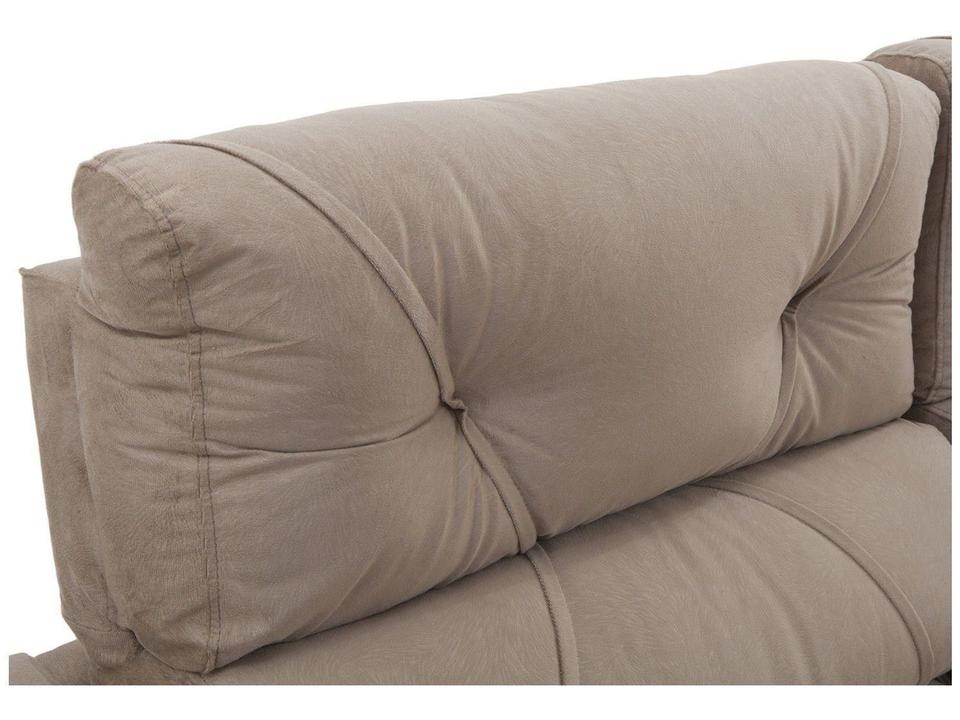 Sofá Retrátil Reclinável 3 Lugares Suede - 11
