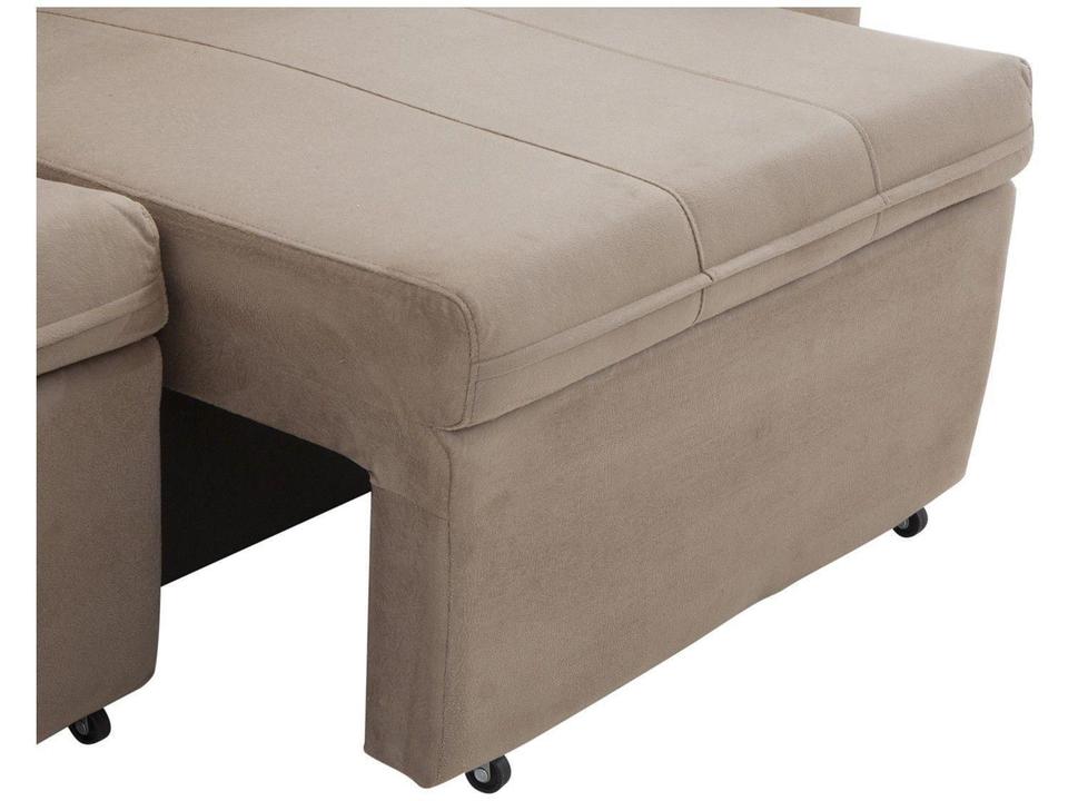 Sofá Retrátil Reclinável 3 Lugares Suede - 16