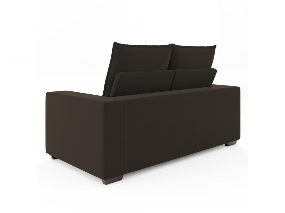 Sofá Retrátil Reclinável 3 Lugares Veludo Miami Gralha Azul Estofados - 7