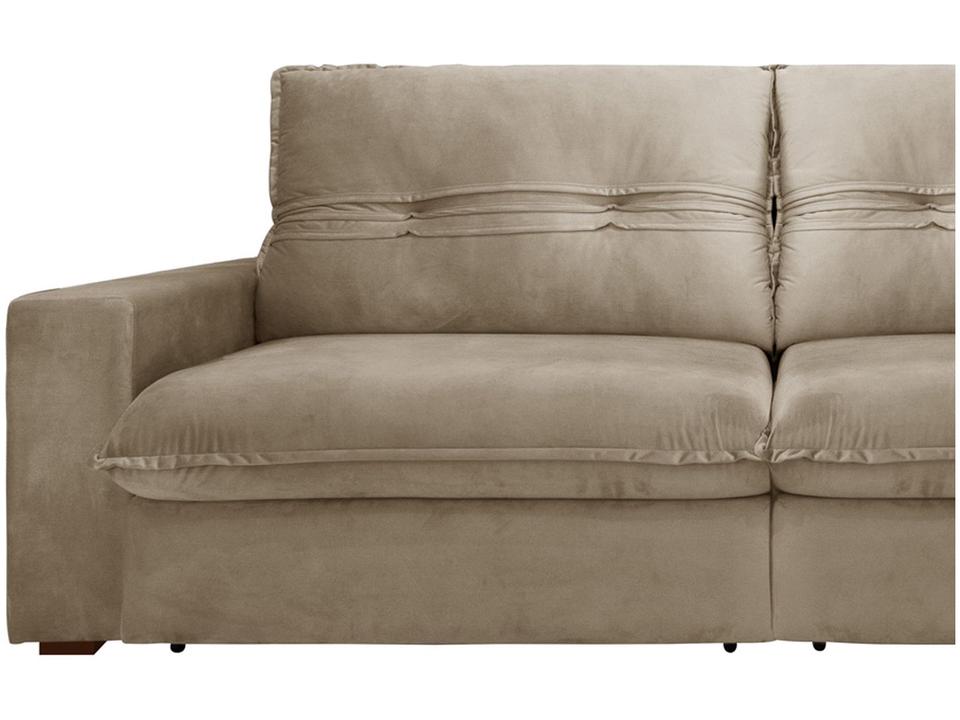 Sofá Retrátil Reclinável 4 Lugares Nipon Gralha Azul - 3