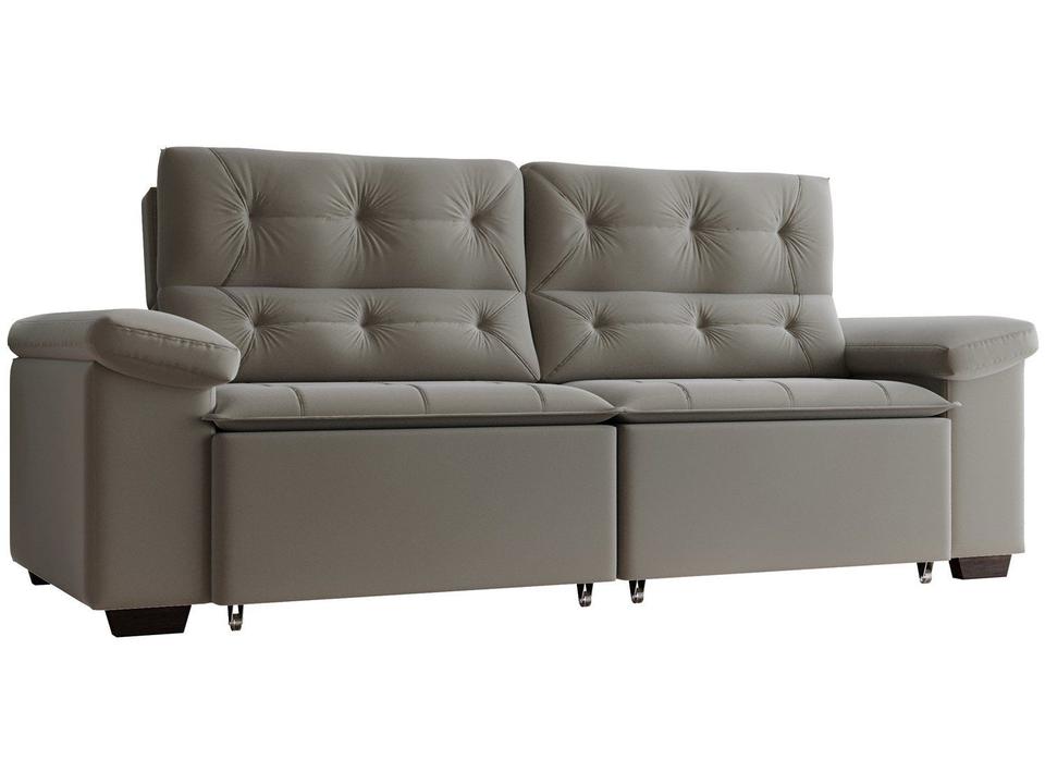 Sofá Retrátil Reclinável 4 Lugares Veludo Phormatta Costa Rica SMP - 3