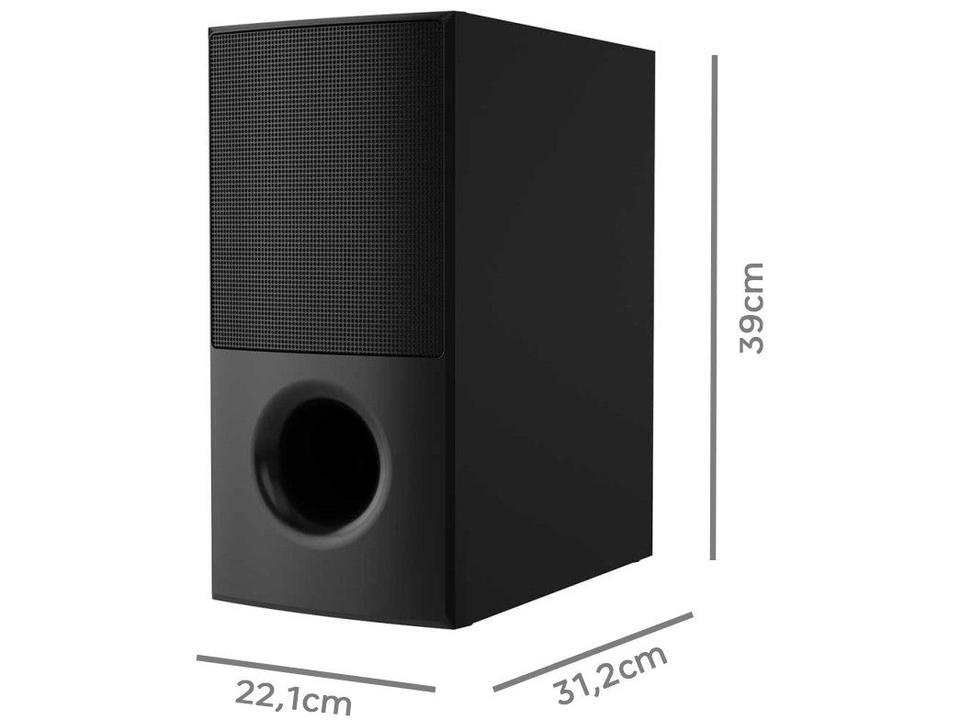 Soundbar LG com Subwoofer Bluetooth 600W 4.1 Canais SNH5 - 15