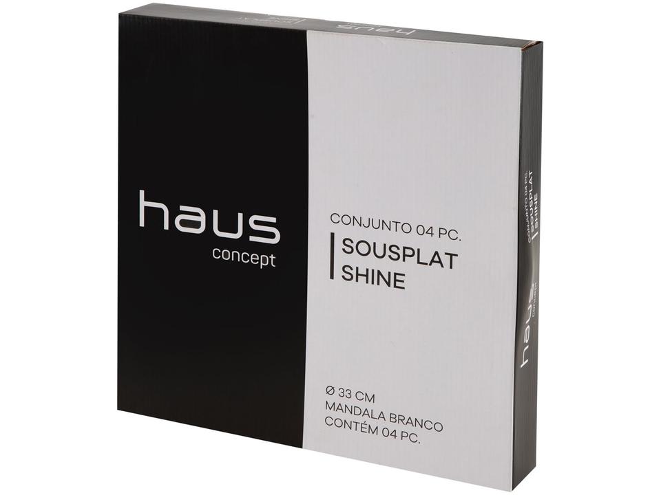 Sousplat Branco 33cm Haus Concept Patina - 4