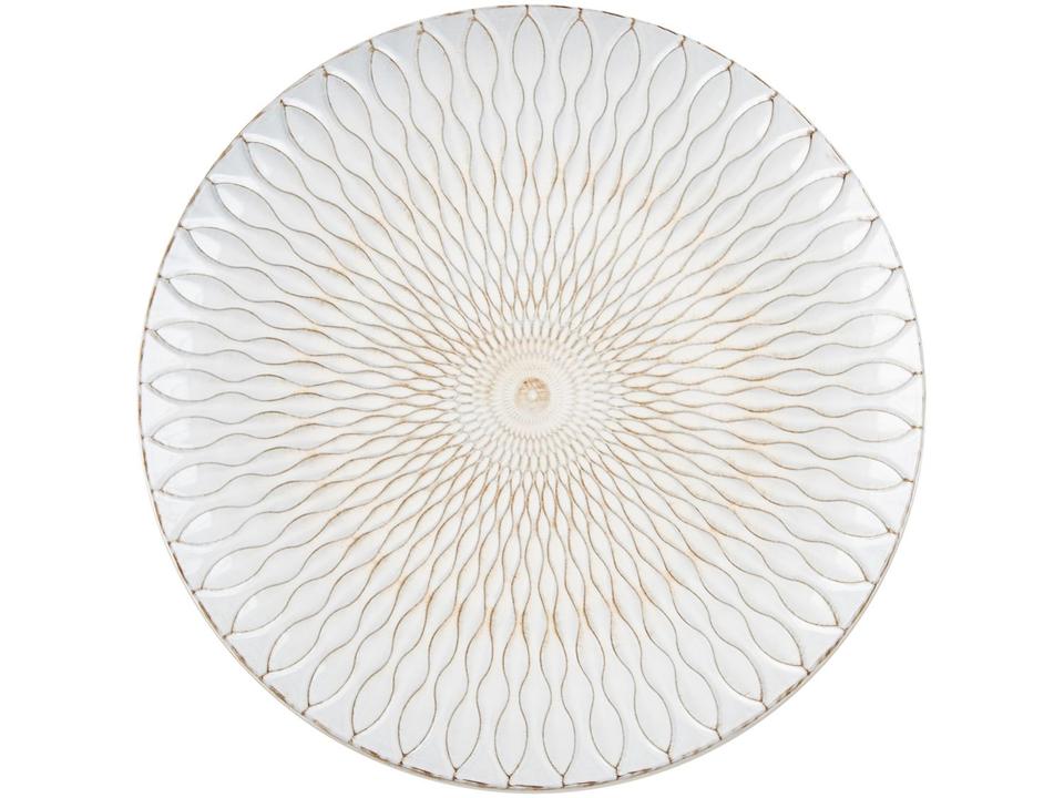 Sousplat Branco 33cm Haus Concept Patina - 1