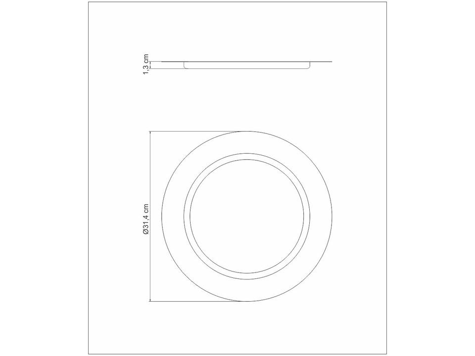 Sousplat Inox Redondo Tramontina - 2