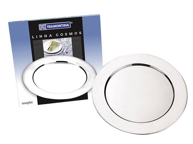 Sousplat Inox Redondo Tramontina - 1