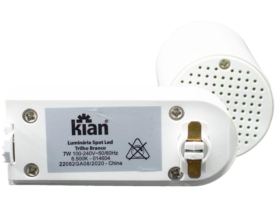 Spot de LED de Trilho de Sobrepor Redondo Branca - 3